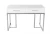 Стол-консоль Армада F-1543, 120х60х78 см, белый, серебро