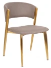 Стул обеденный Аманда DC-1115, бежевый/золотой