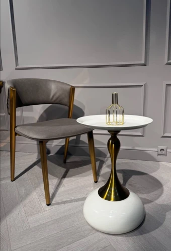 Стул обеденный Аманда DC-1115, бежевый/золотой