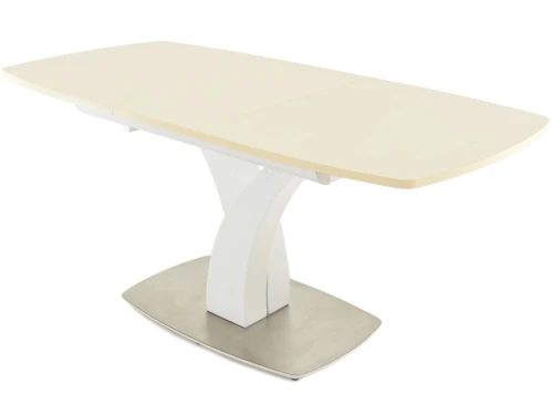 Стол «Нотр Дам» ПМ стекло, молочный