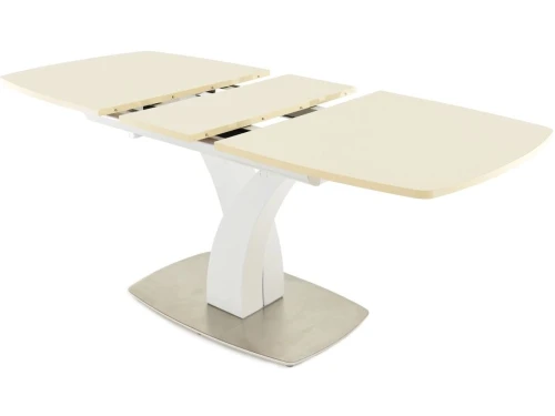 Стол «Нотр Дам» ПМ стекло, молочный