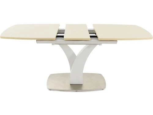 Стол «Нотр Дам» ПМ стекло, молочный