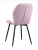 DC826 Стул мягкий, СИРЕНЕВЫЙ#G62-27 велюр, каркас металл черный КРУГЛЫЙ