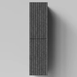 Пенал Тач 35 подвесной, Серый камень ПВХ 57806, левый, бельевая корзина