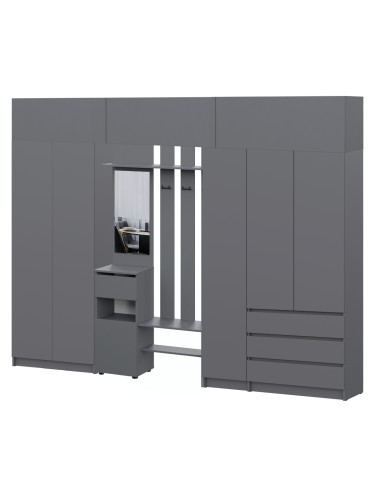 Прихожая Бали, Графит. Комплект 24