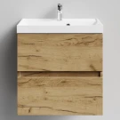 Тумба Бест 60 подвесной, Дуб Тортуга ПВХ 2357-43 Vodok с раковиной в комплекте Тумба Бест 60 подвесной, Дуб Тортуга ПВХ 2357-43 Vodok с раковиной в комплекте