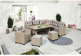 Комплект плетеной мебели AFM-373B Beige