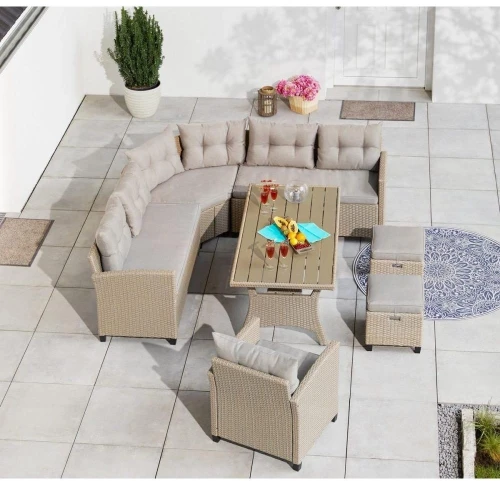 Комплект плетеной мебели AFM-373B Beige