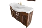 Тумба Дубэлла 105 напольный, под раковину, венге Vodok с раковиной в комплекте