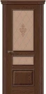 Межкомнатная дверь шпон BRAVO Сорренто Т-32 (Виски) Худ.