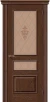 Межкомнатная дверь шпон BRAVO Сорренто Т-32 (Виски) Худ.