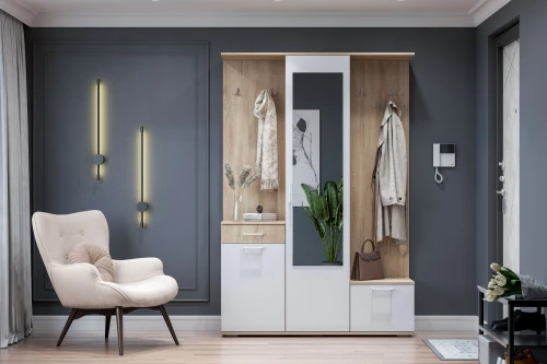 Прихожая ПР 1 Дуб Сонома, Белый