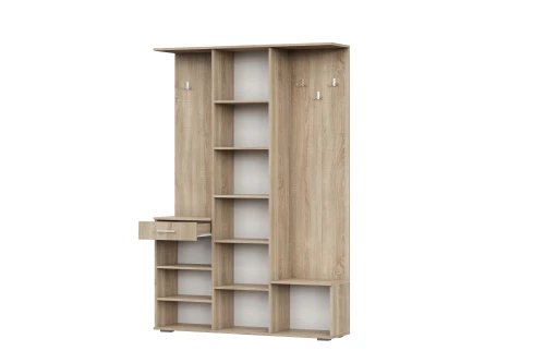 Прихожая ПР 1 Дуб Сонома, Белый