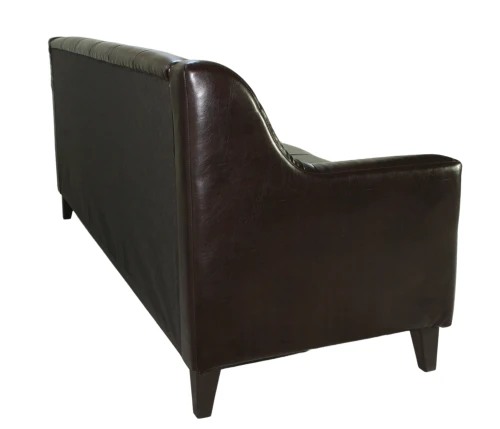 Диван Денди экокожа коричневый