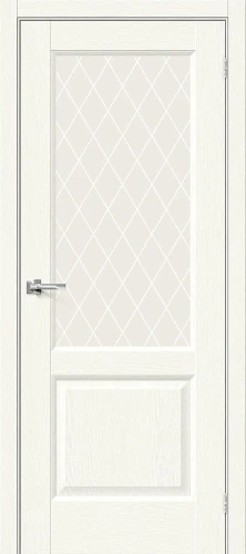 Межкомнатная дверь экошпон Неоклассик-33 White Wood White Сrystal