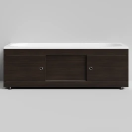 Экран-купе 1700, 3 раздвижные двери, Палисандр ПВХ 43101