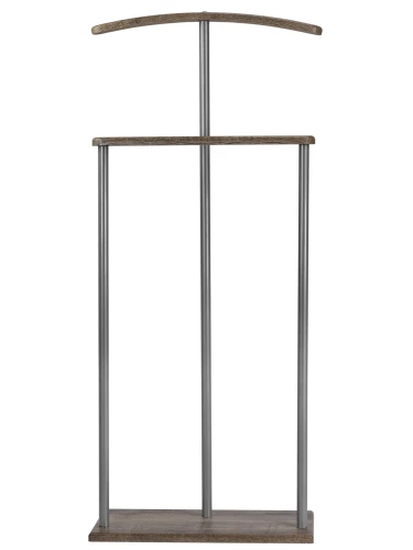 Вешалка костюмная Дэви 1 металлик/дуб крымский состаренный