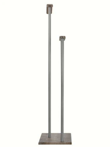 Вешалка костюмная Дэви 1 металлик/дуб крымский состаренный