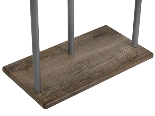 Вешалка костюмная Дэви 1 металлик/дуб крымский состаренный