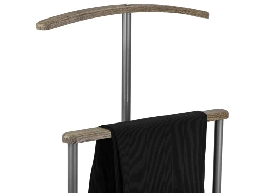 Вешалка костюмная Дэви 1 металлик/дуб крымский состаренный