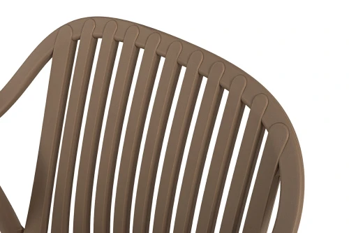 "Мохито" стул пластиковый, цвет бежево-коричневый