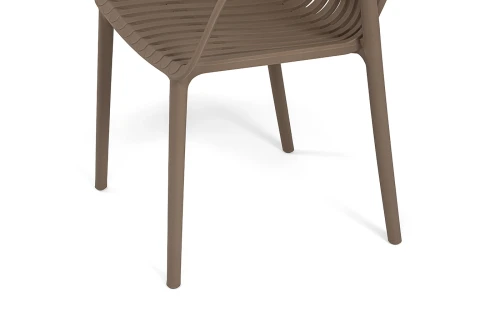 "Мохито" стул пластиковый, цвет бежево-коричневый