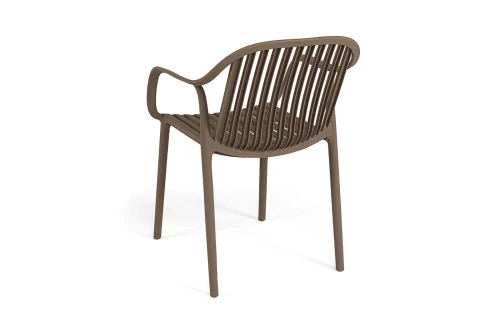 "Мохито" стул пластиковый, цвет бежево-коричневый