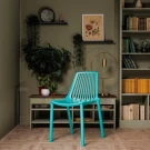 Пластиковый стул NICO в цвете тиффани