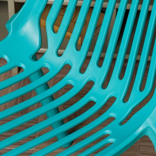 Пластиковый стул NICO в цвете тиффани