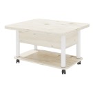 Стол-трансформер Джокер гаскон пайн светлый/белый