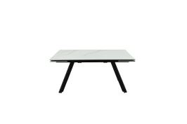 Стол Монако NEW, Керамогранит, Черный матовый муар/Greys white