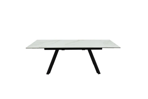 Стол Монако NEW, Керамогранит, Черный матовый муар/Greys white