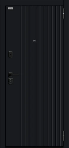 Входная дверь BRAVO Джентл/SBlack Black Shell/White Silk