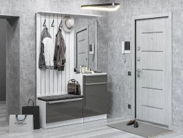 Готовая прихожая Стиль-02 Anthracite/Белый