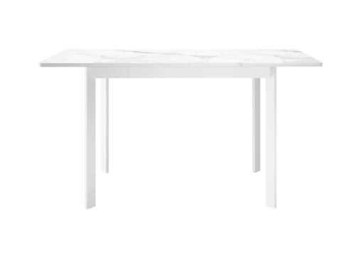 Стол DikLine LK90 Керамика Белый мрамор/подстолье белое/опоры белые