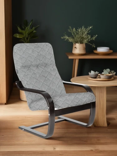 Кресло Сайма ткань лофт 01 серый, каркас венге структура