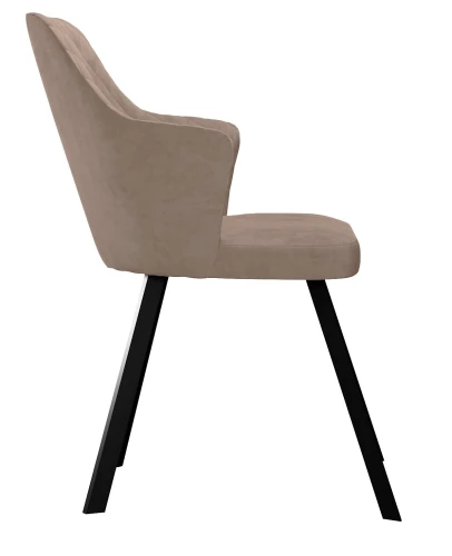 Стул DikLine 345 K4 капучино, ножки черные