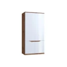 Шкаф 2DG, EVORA, цвет дуб веллингтон\белый Шкаф 2DG, EVORA, цвет дуб веллингтон\белый