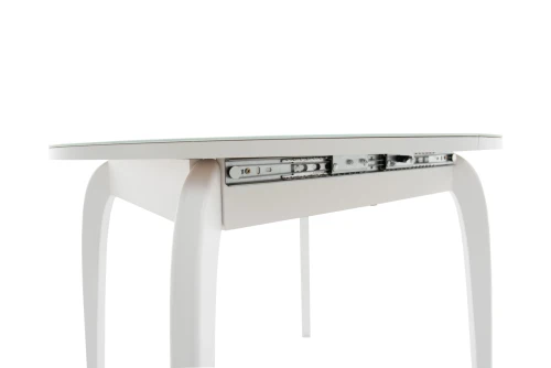 Стол Ривьера СВ D90, Стекло, Эмаль белая,  7