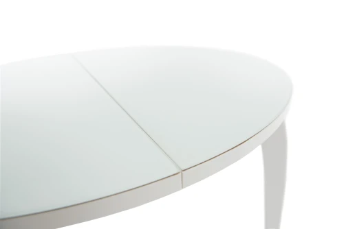 Стол Ривьера СВ D90, Стекло, Эмаль белая,  7