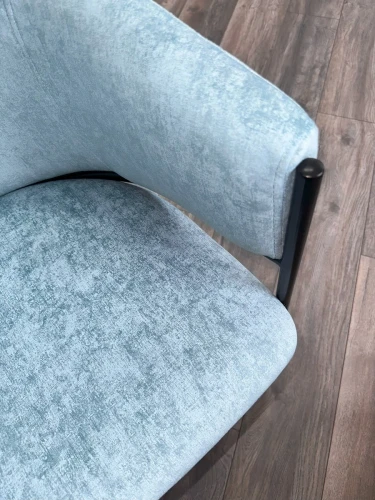 Стул ДИЛЛ, цвет RAIN 7 бриз, велюр / черный каркас М-City