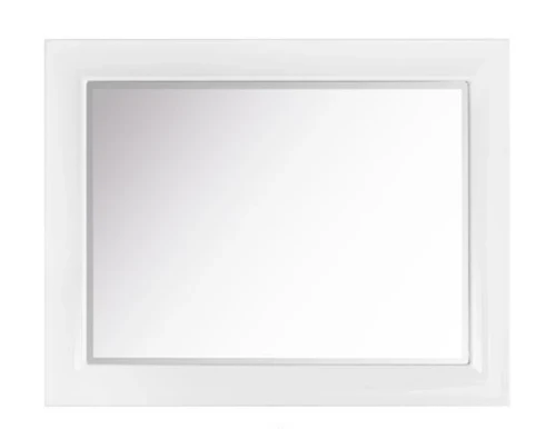 Зеркало Риккардо 110, патина серебро, белое