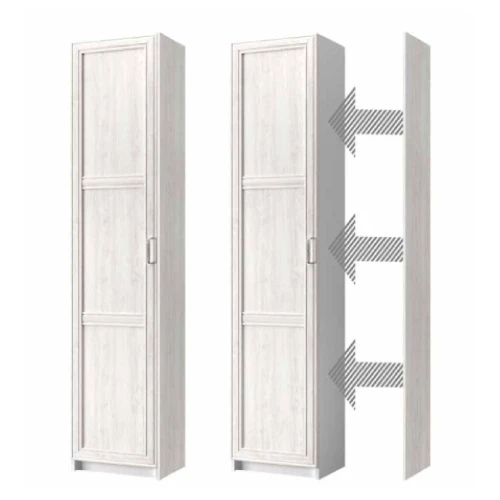 Серия модульных шкафов, Накладка 35. Цвет ОРЕХ  ЭЛИЯ СВЕТЛЫЙ