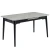 DT309 Стол раскладной Cardo grey, 140-180/80*76, керамич. столешница, основ. дерево черный