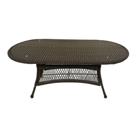 Стол овальный 1800х900х750 мм из ротанга МЭДИСОН «MADISON» арт.79903