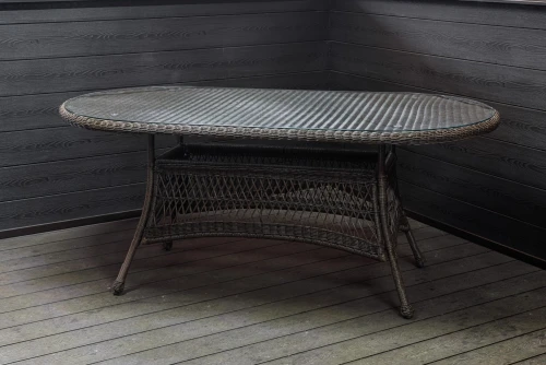 Стол овальный 1800х900х750 мм из ротанга МЭДИСОН «MADISON» арт.79903