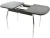 Стол «Ривьера» стекло СВ, черный