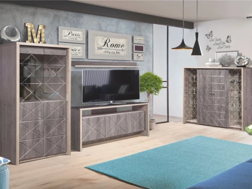 Комод «Монако 4Я» КМК 0673.1, Сосна натуральная/Дуб шале графит