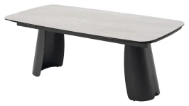 Стол KENT 200 TL-109, испанская керамика / Темно-серый каркас, ®DISAUR
