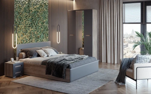 Шкаф с зеркалом Наоми ШК-22, графит